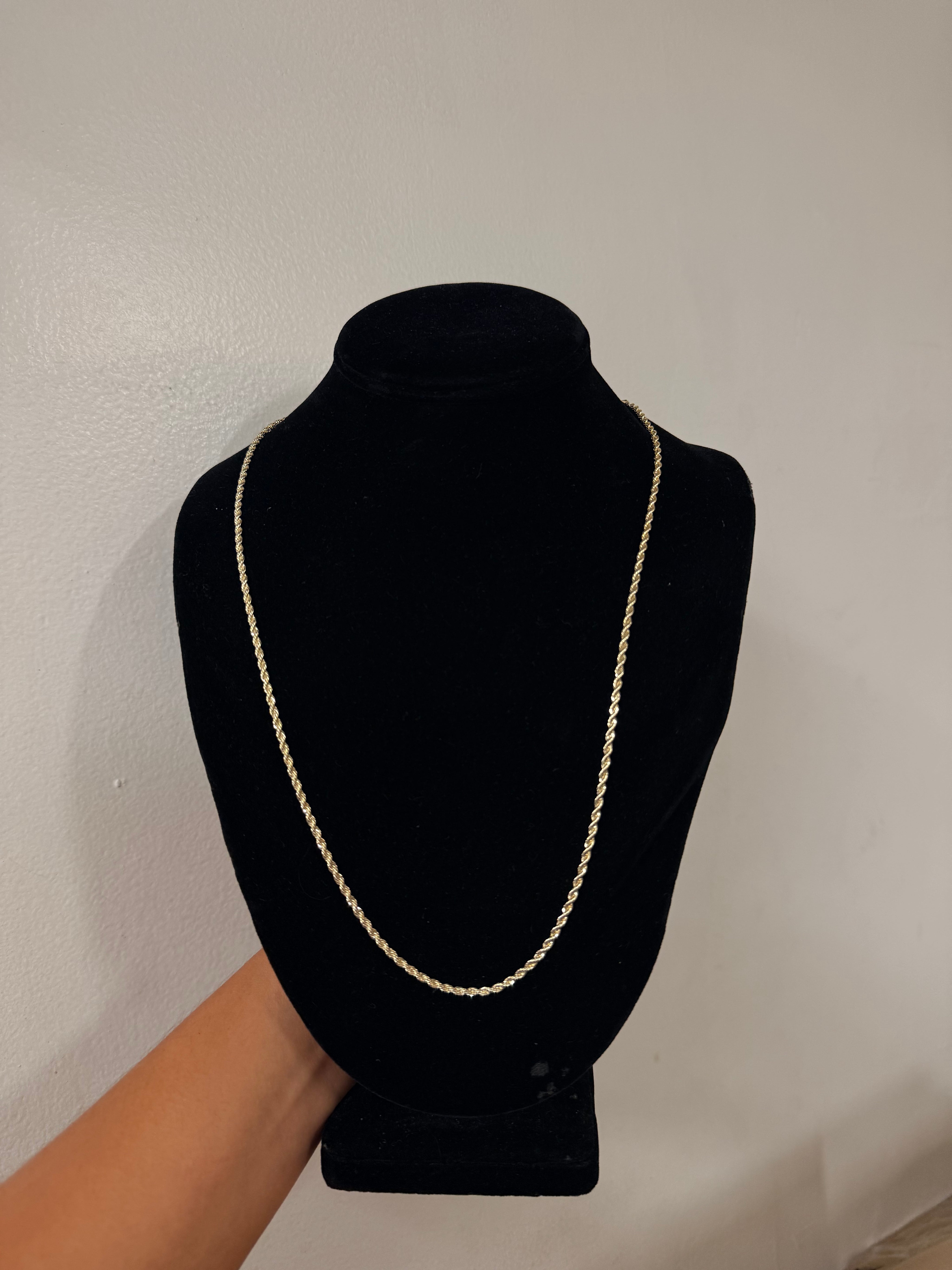 1mm 24" Premium Rope Chain
