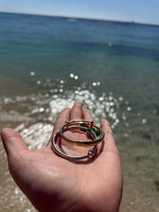 Hawaiian Baby Bangle with Jade