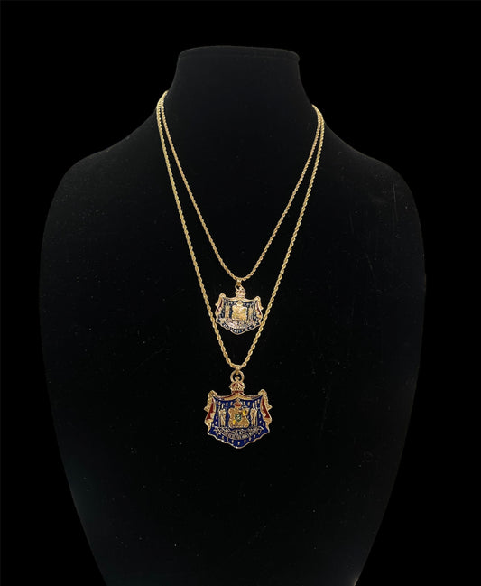 Coat Of Arms Multicolored Necklace