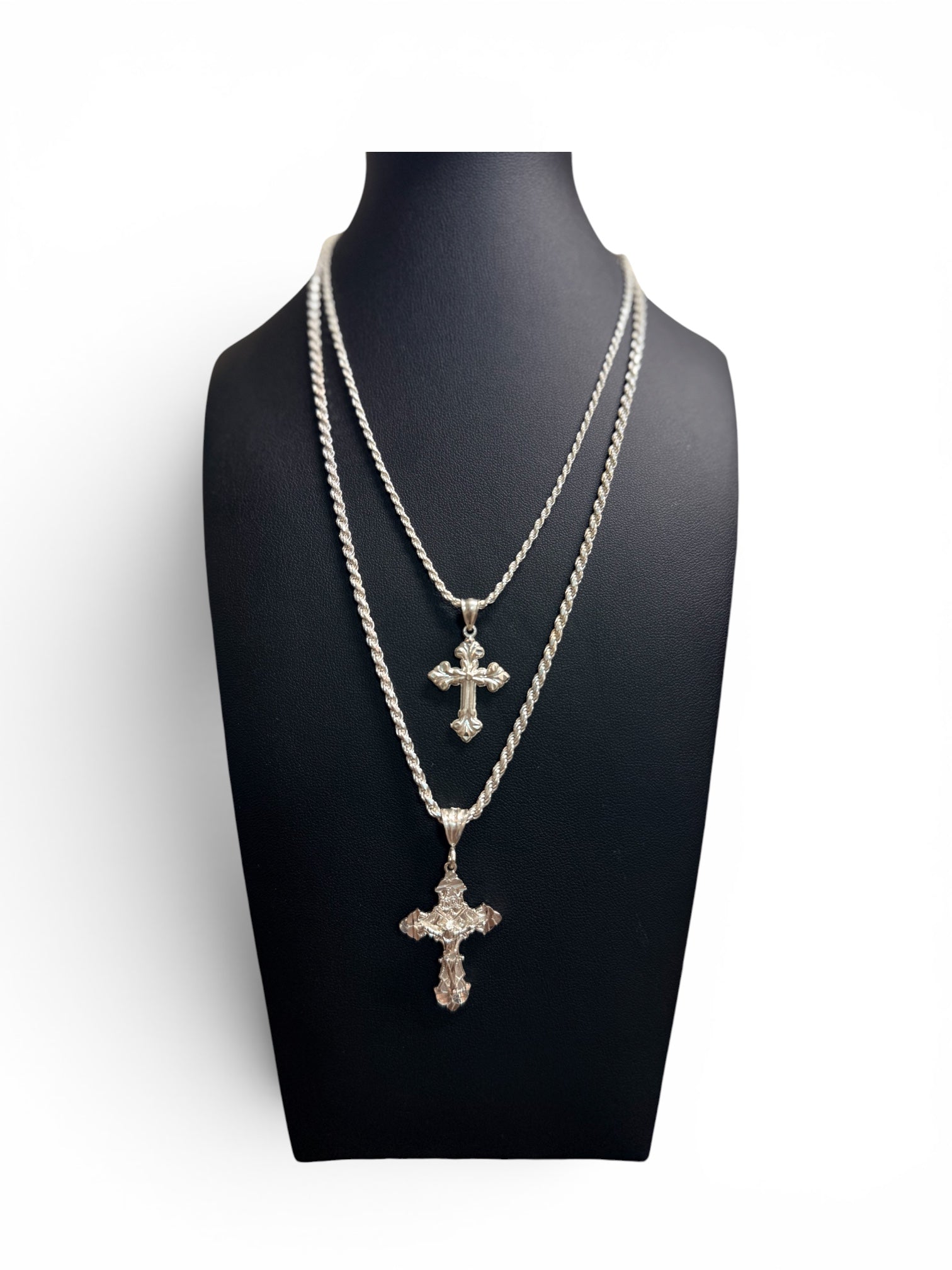 925 Sterling Silver Rope Chain Stack