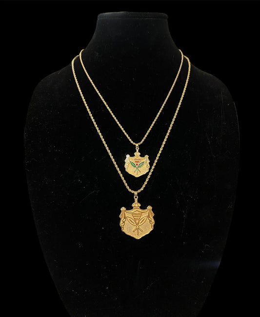 Coat of Arms Gold Plated Chain