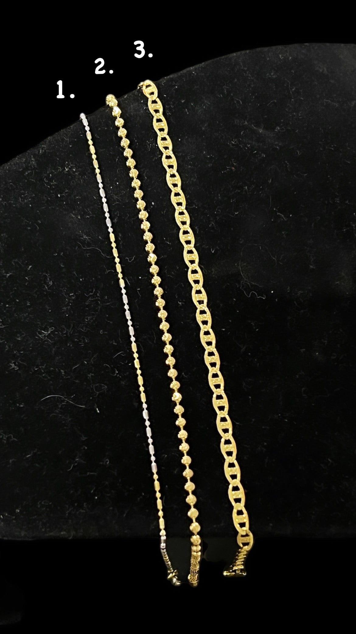 925 Sterling Silver 14k Gold Plated Anklets