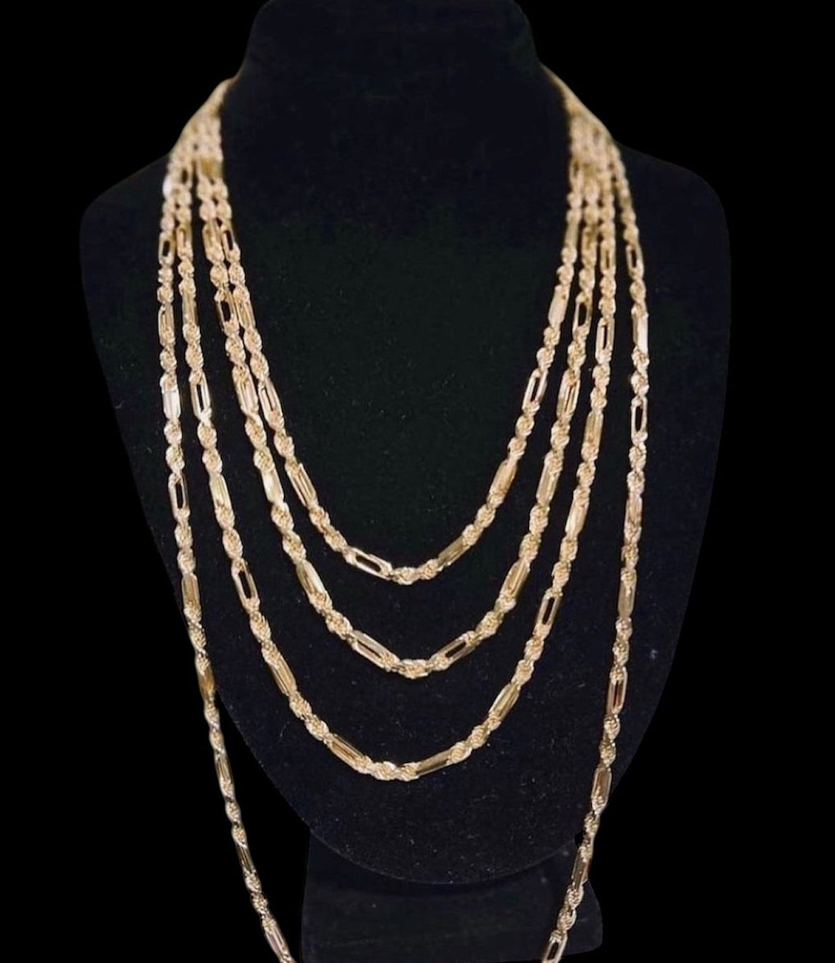 4mm Vermeil Milano Chain