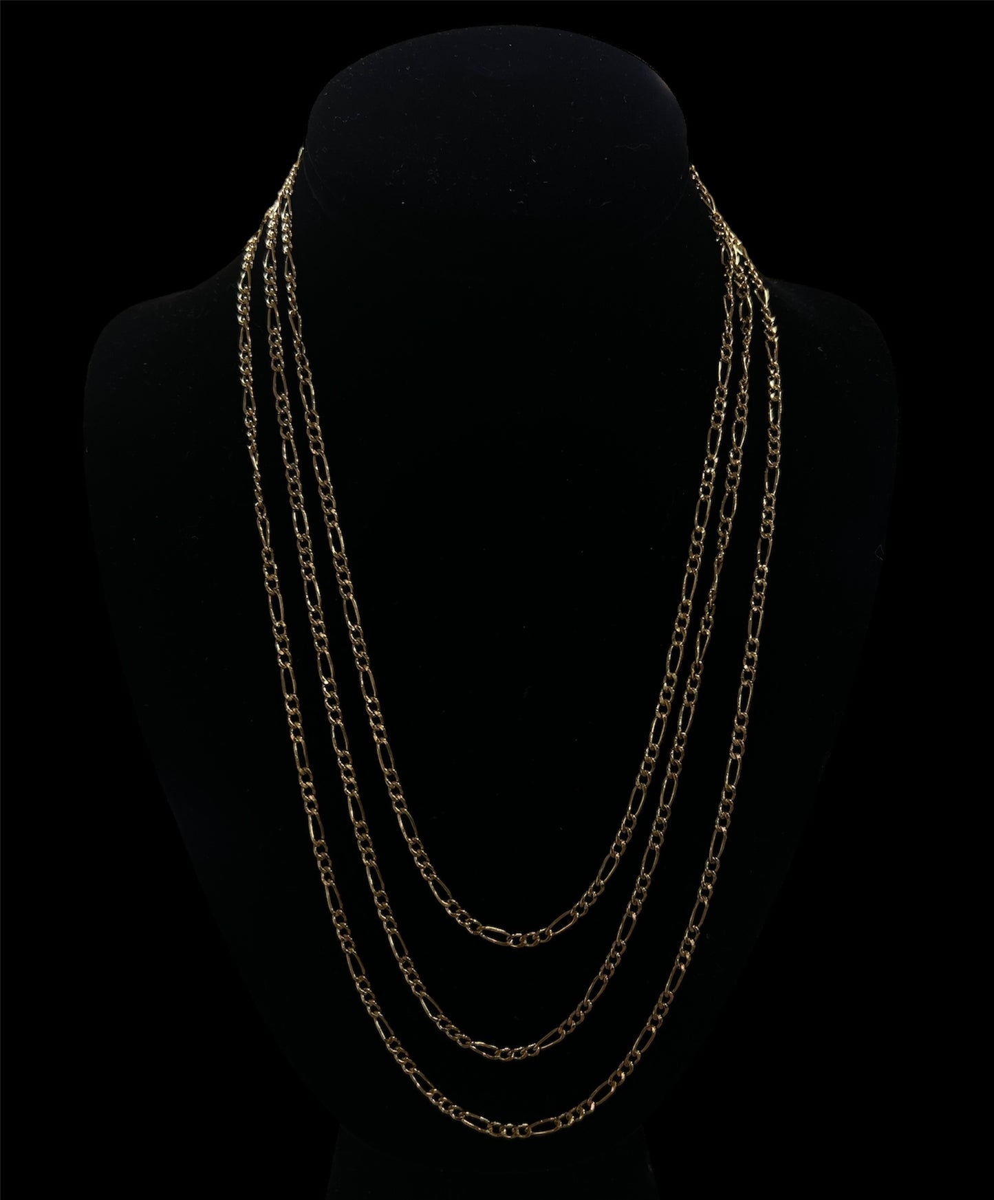 14k Gold Filled Figaro Chain