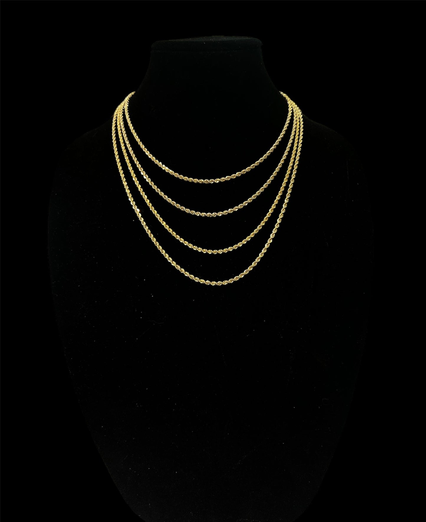 14k Gold Filled 3mm Rope Chain