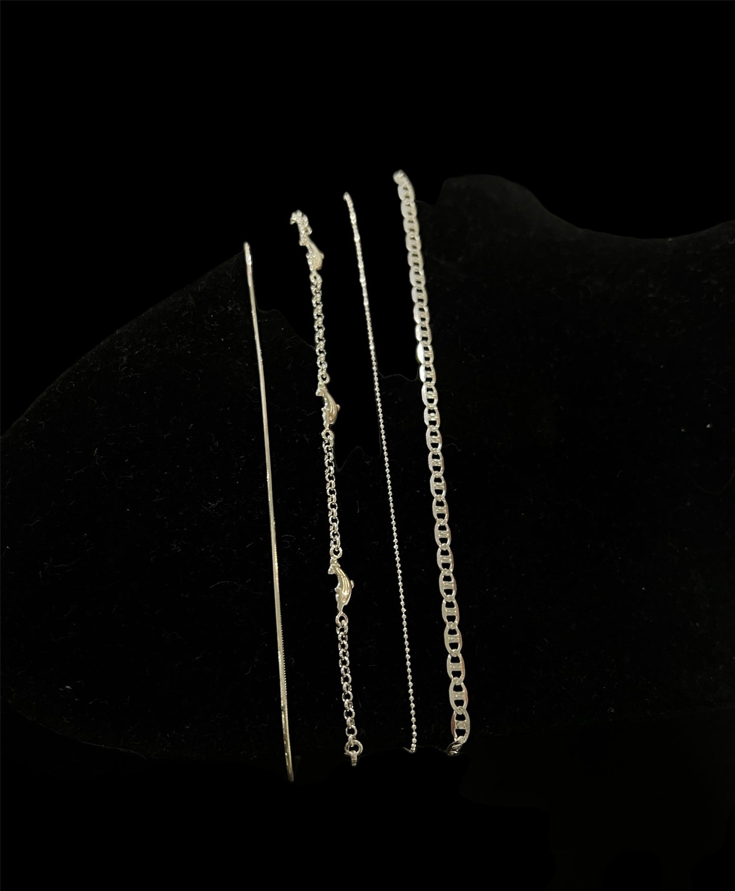 925 Sterling Silver Anklets