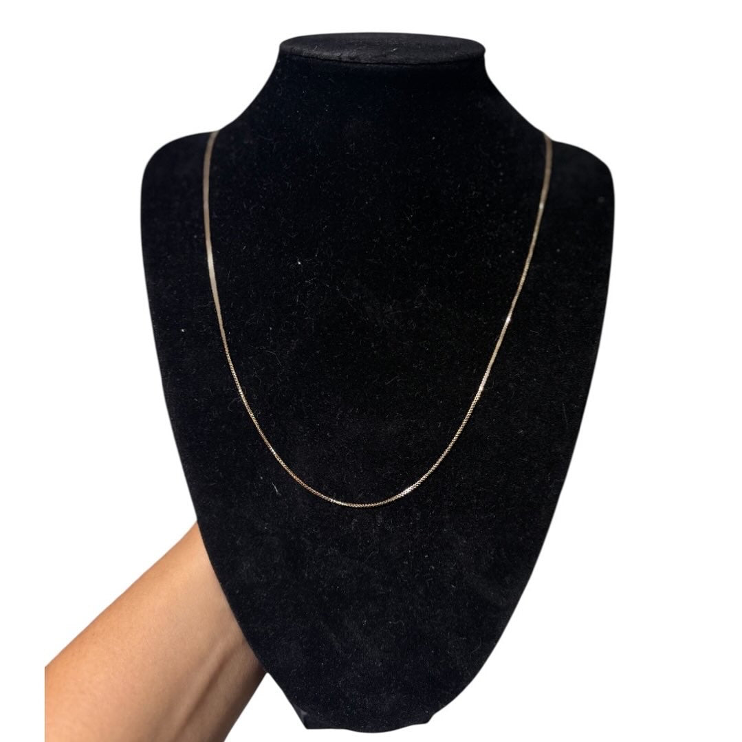 14k Gold Plated Fine Box Chain