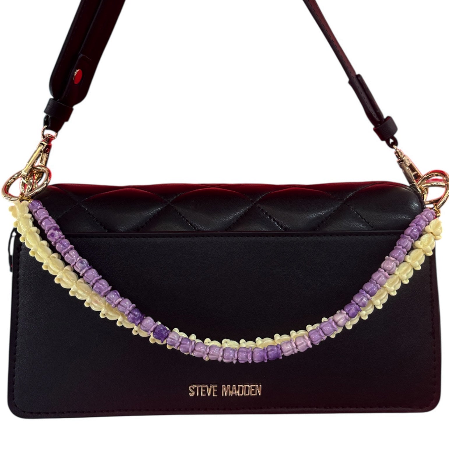 Purple Pikake Bag Charm