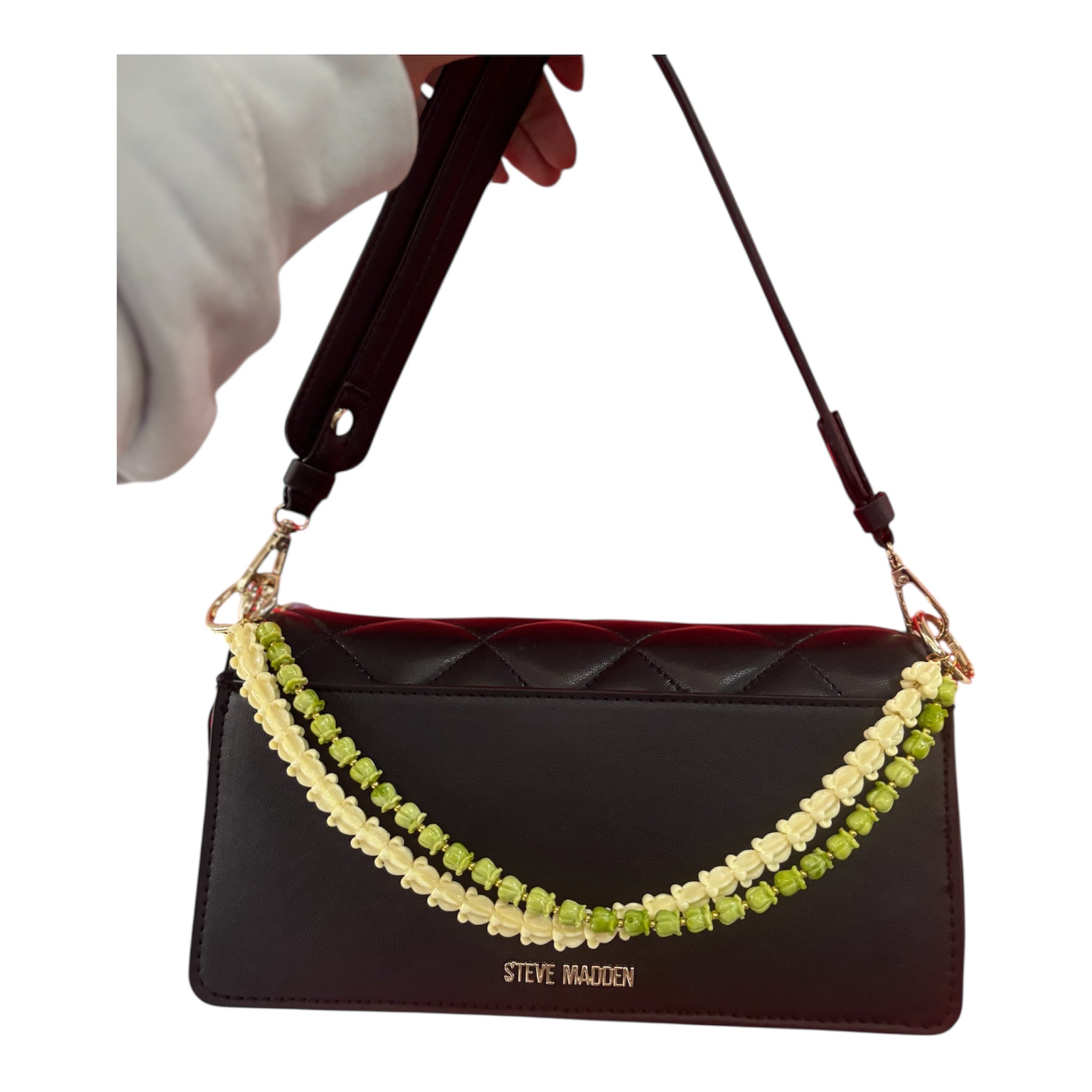 Green Pikake Bag Charm