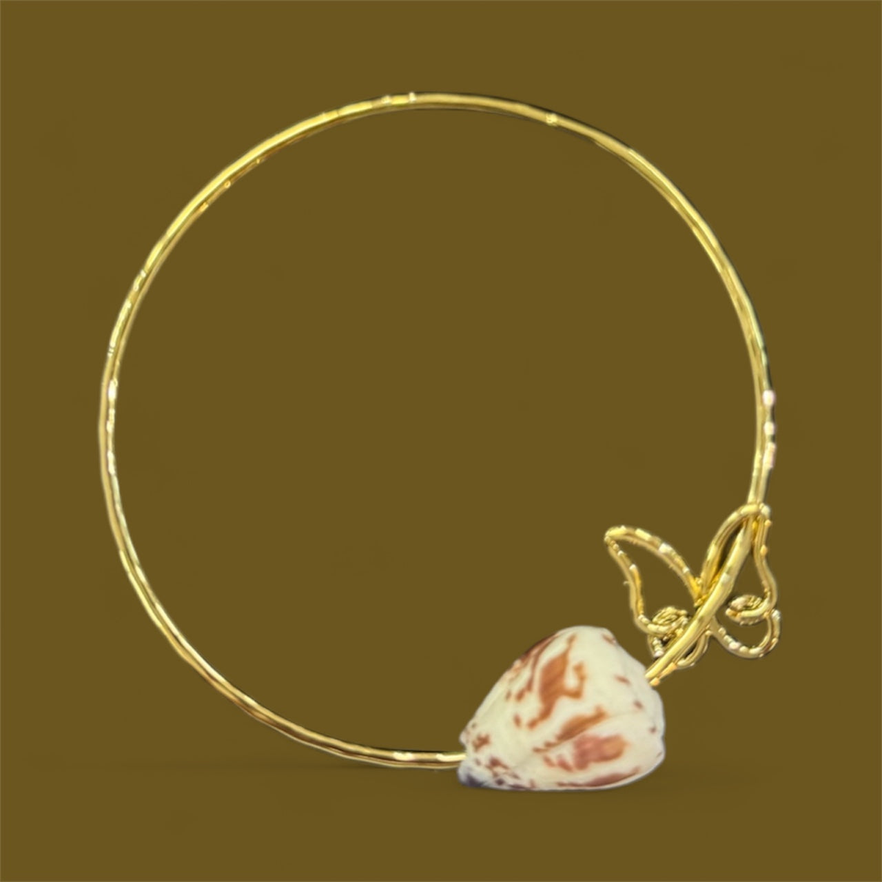 Hamilton 14k Gold Plated Bangle