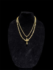 6mm Milano & 4MM Rope Chain Set