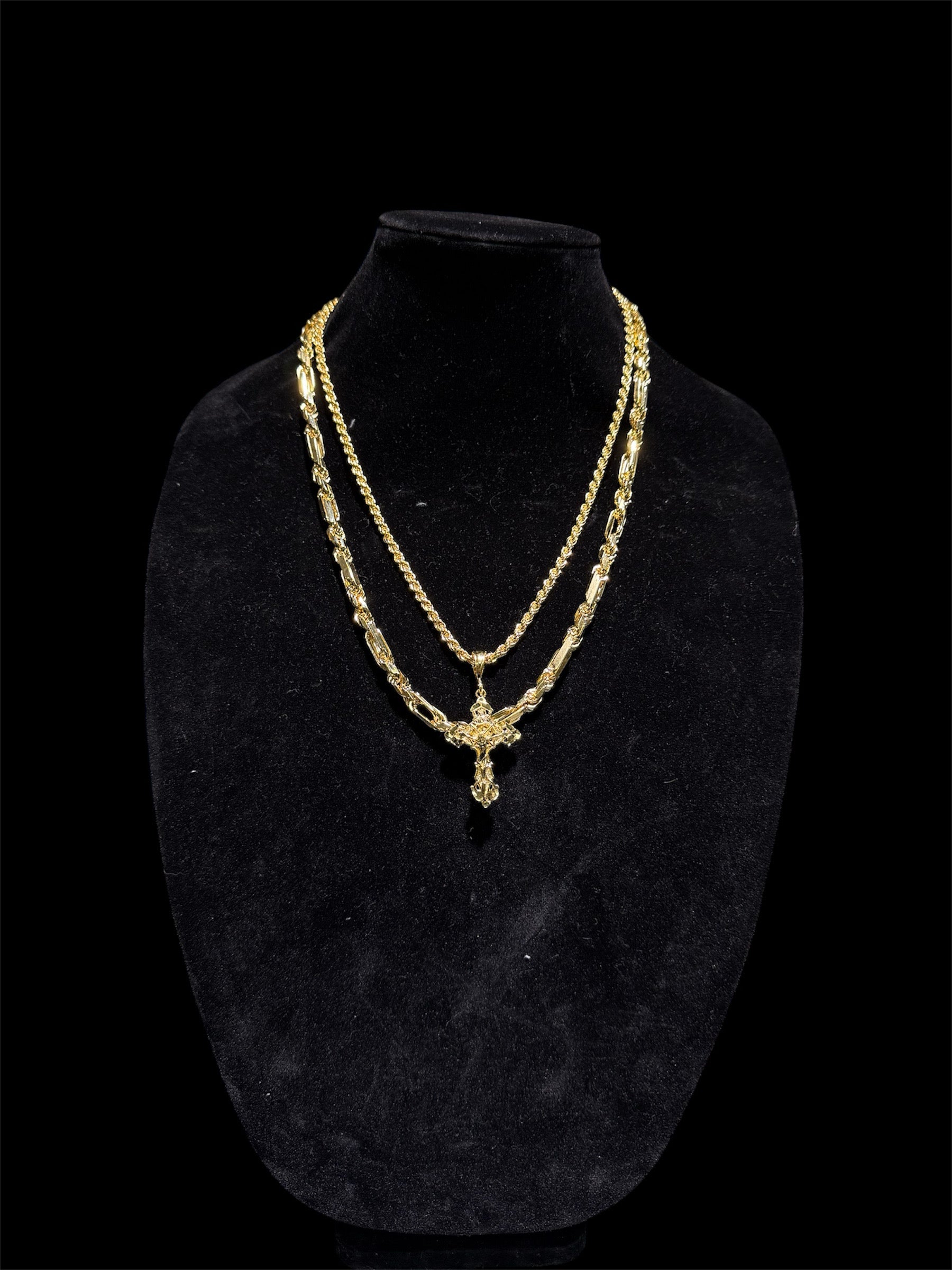6mm Milano & 4MM Rope Chain Set