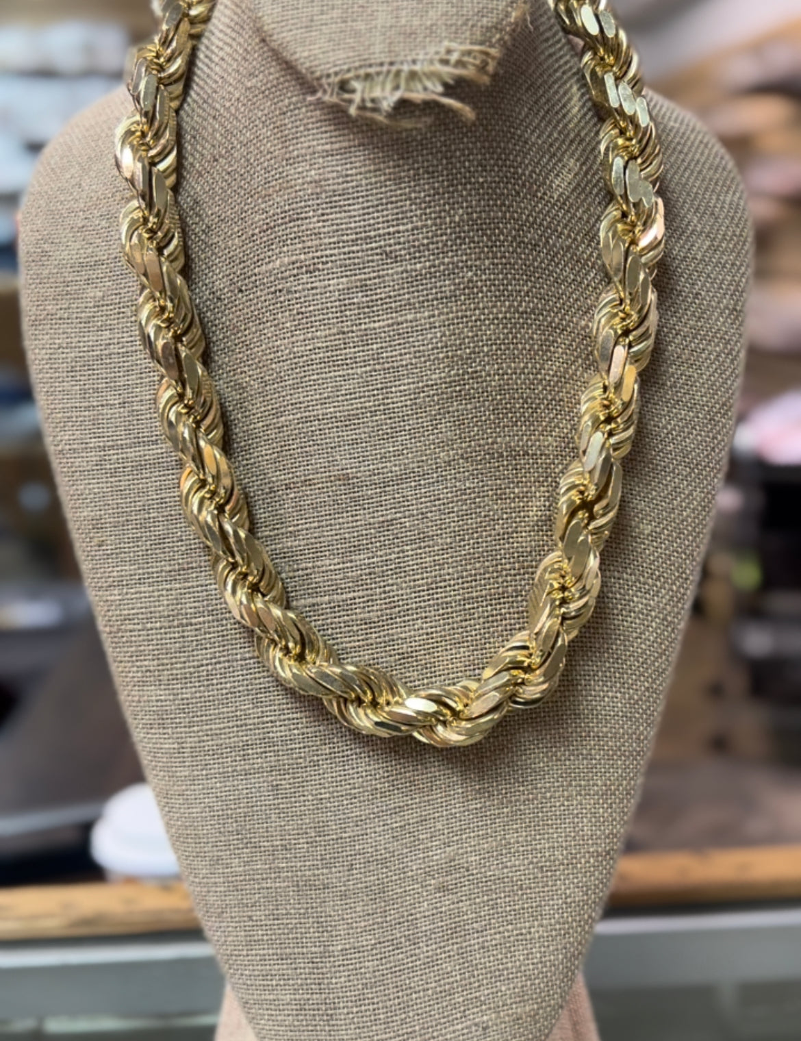 Jewellery Gold Rope Chain Warren James Warren James 9ct Gold