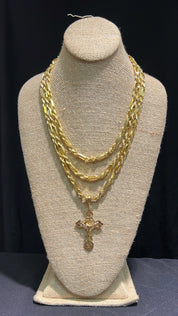 6MM Vermeil Diamond Cut Milano Chain