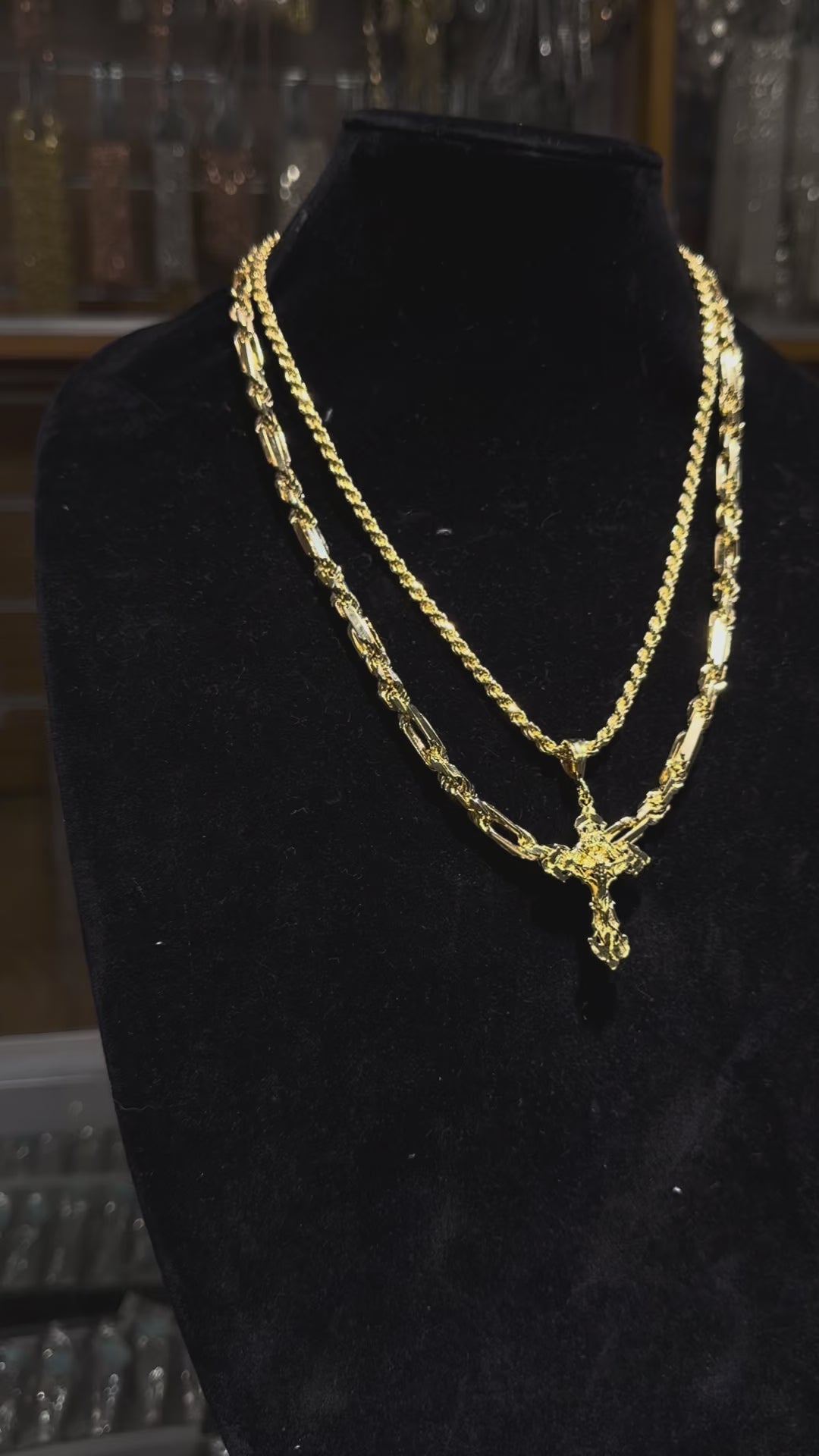 6mm Milano & 4MM Rope Chain Set