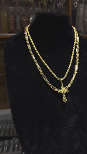 6mm Milano & 4MM Rope Chain Set