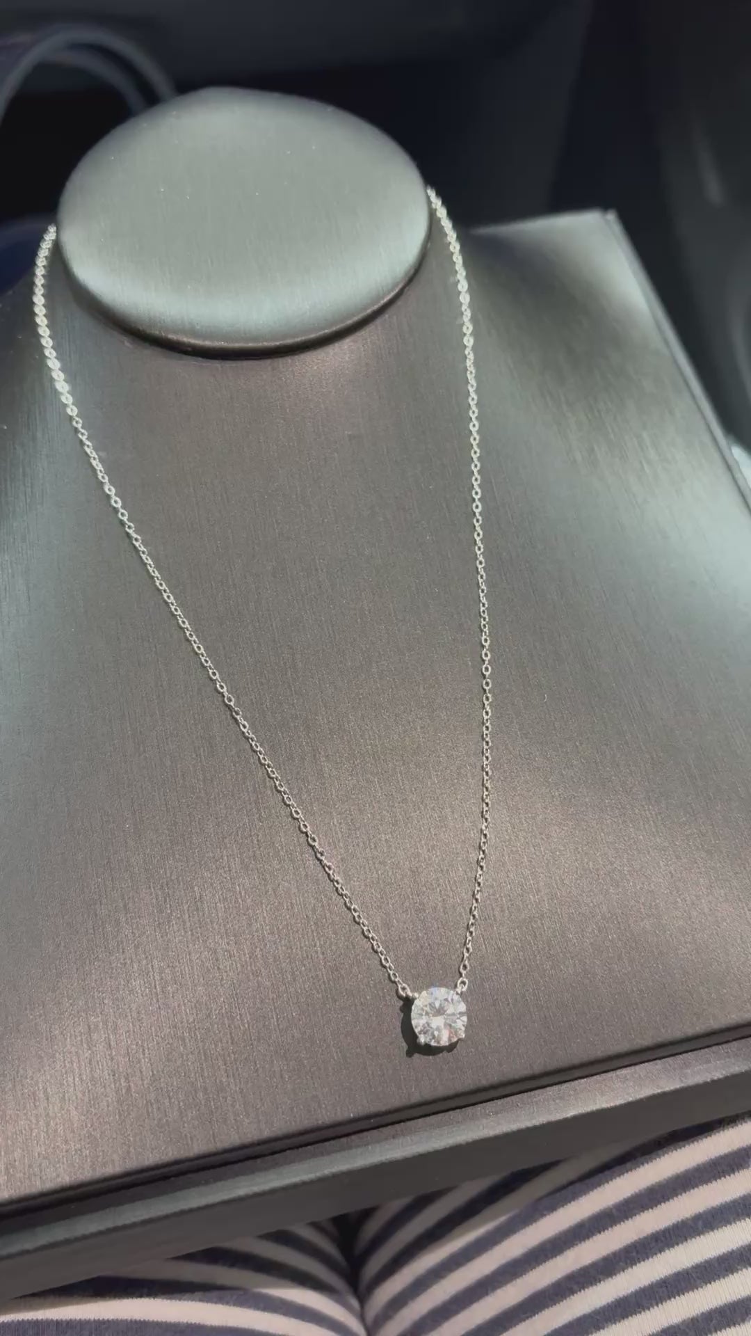 Floating Moissanite Diamond Set