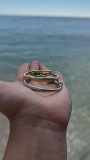 Hawaiian Baby Bangle with Jade