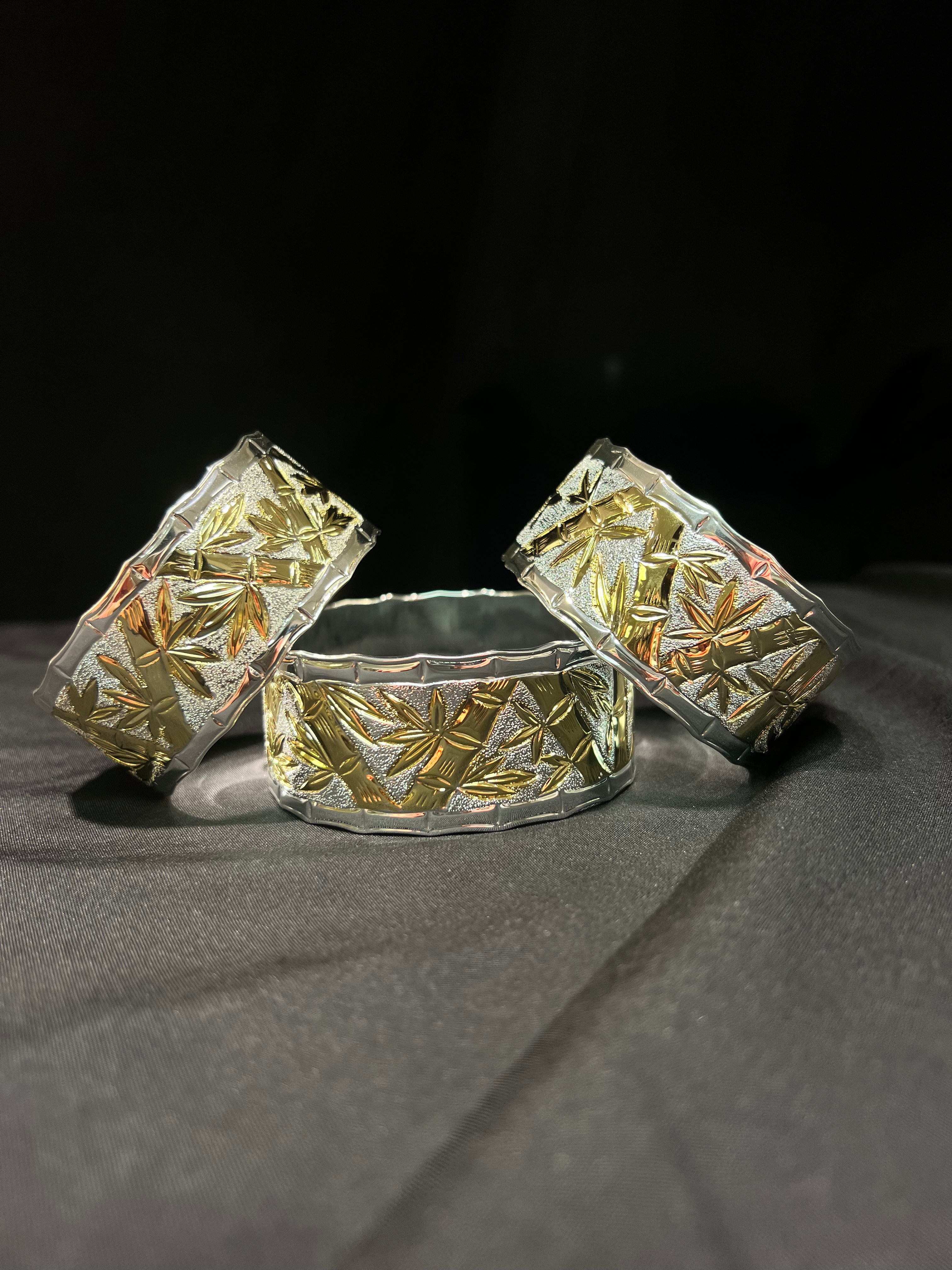 Bamboo Two Tone Bangle