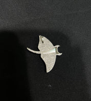925 Sterling Silver Opal Manta Ray