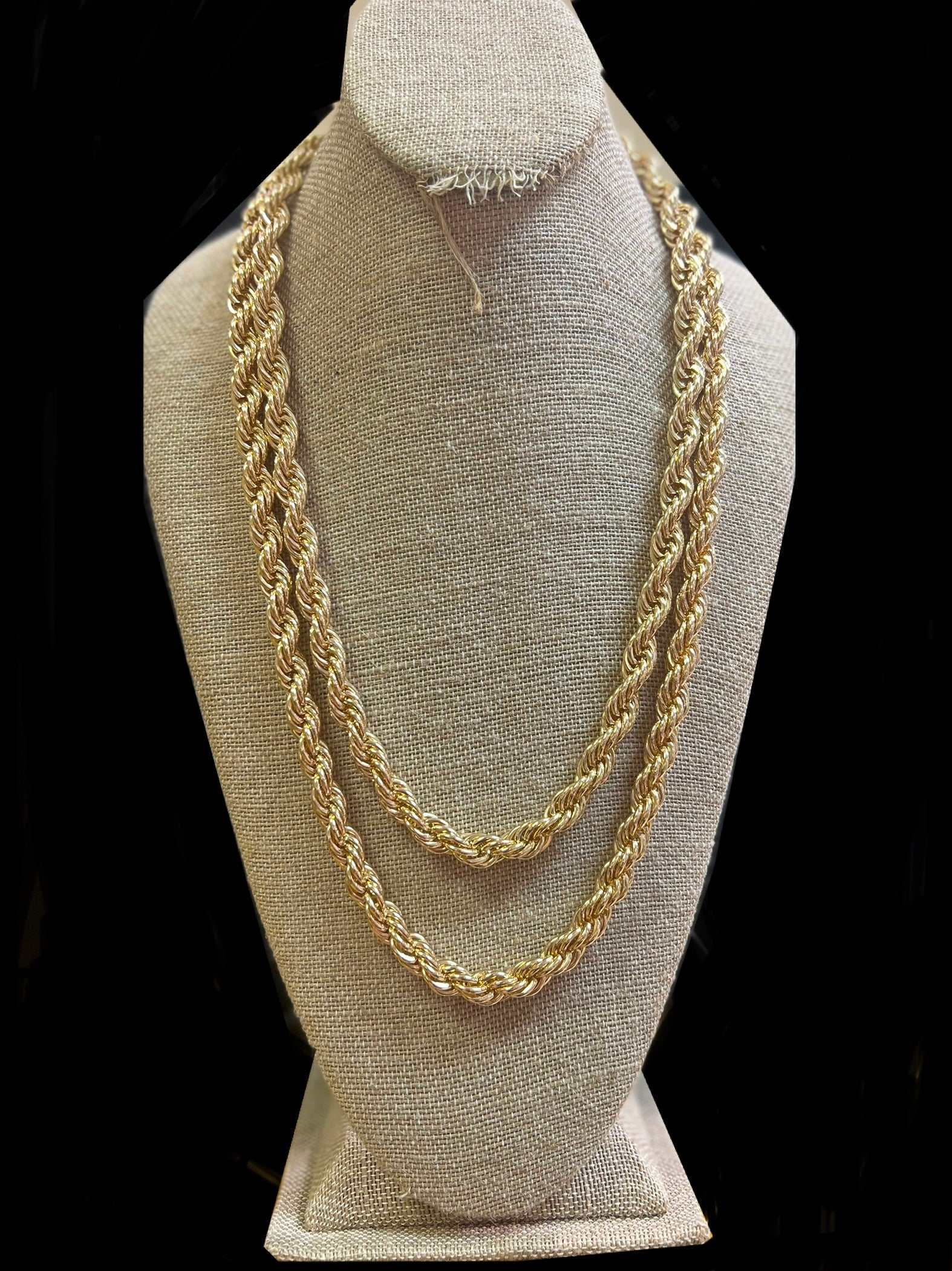 14k Gold Plated 10mm 24” 28”